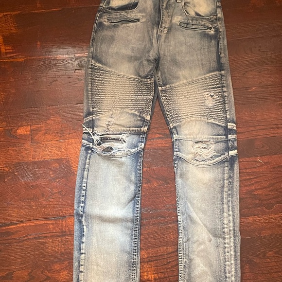 Other - Men's Distressed Gray Jeans